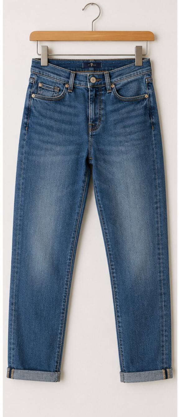 7 for all Mankind Josefina Button Fly Jeans Size 26